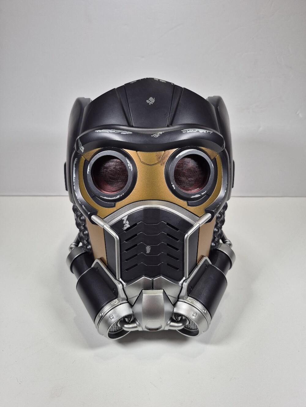 Marvel Star Lord Electronic Helmet Light Up Guardians Gotg Tested Working Condit